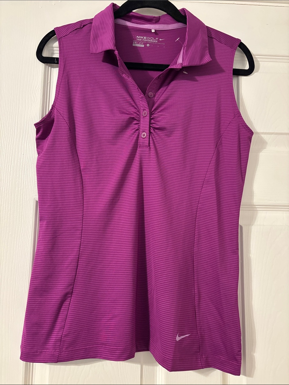 Nike Sleeveless Polo Tank Top in Fuchsia Pink, never used